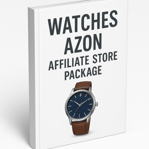 Watches Azon Affiliate Store Package