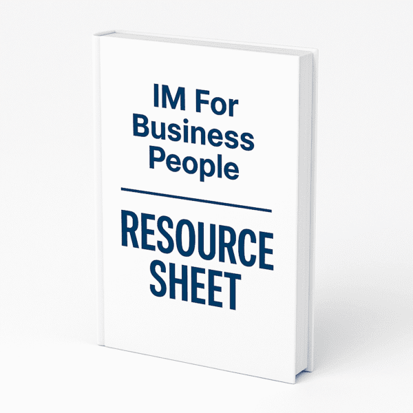 IM For Business People Resource Sheet