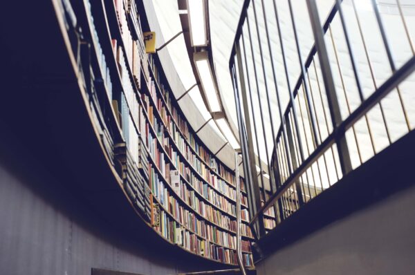 Books On Shelf At City Library