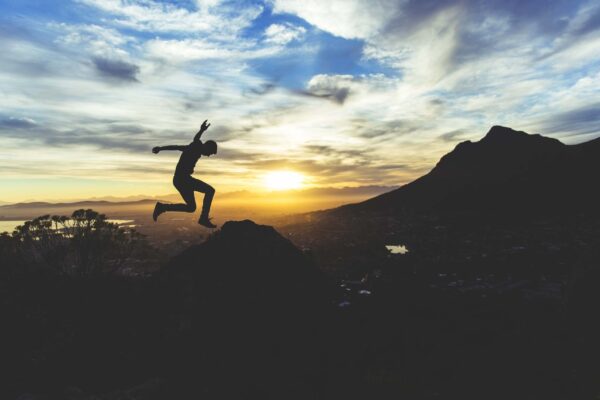 Cape Town Man Jumping