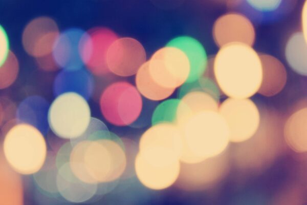 Colourful Light Bokeh